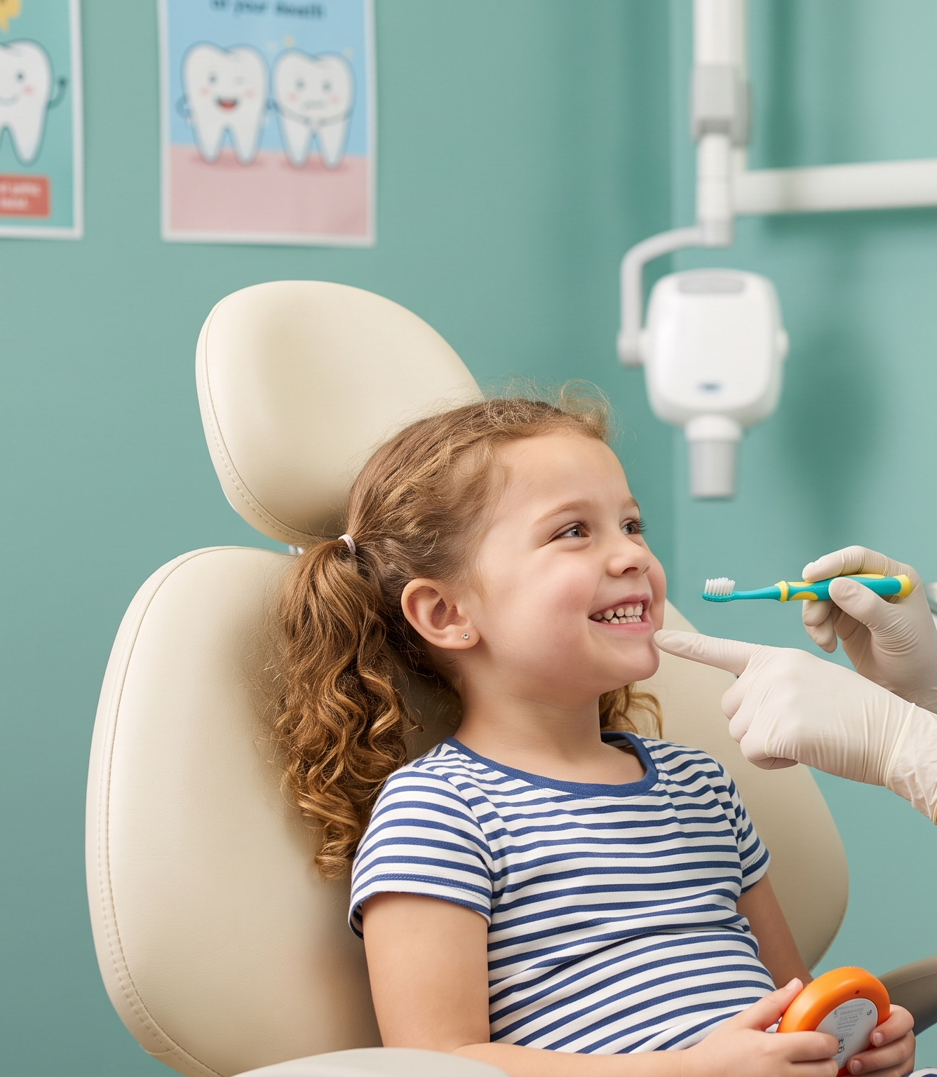 Child Teeth Care treatment illustration