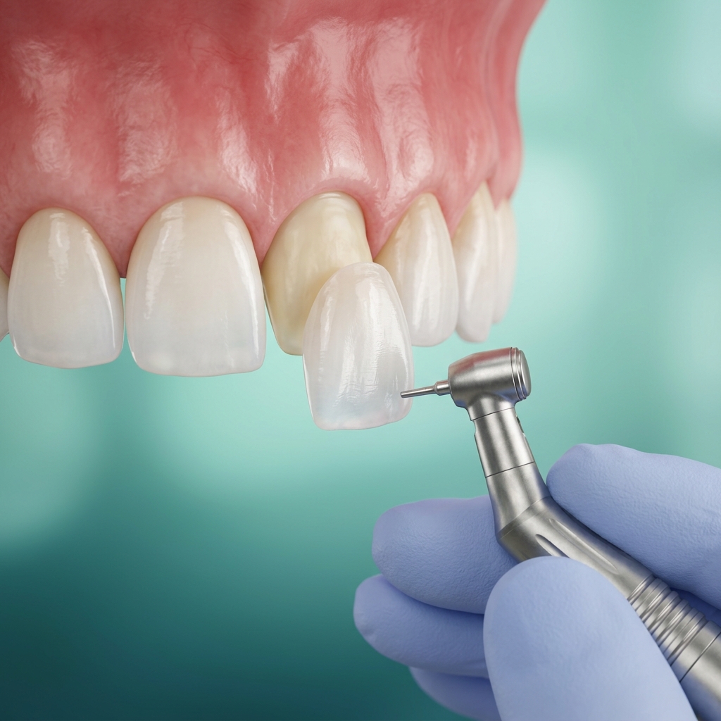 Cosmetic Dentistry veneer illustration