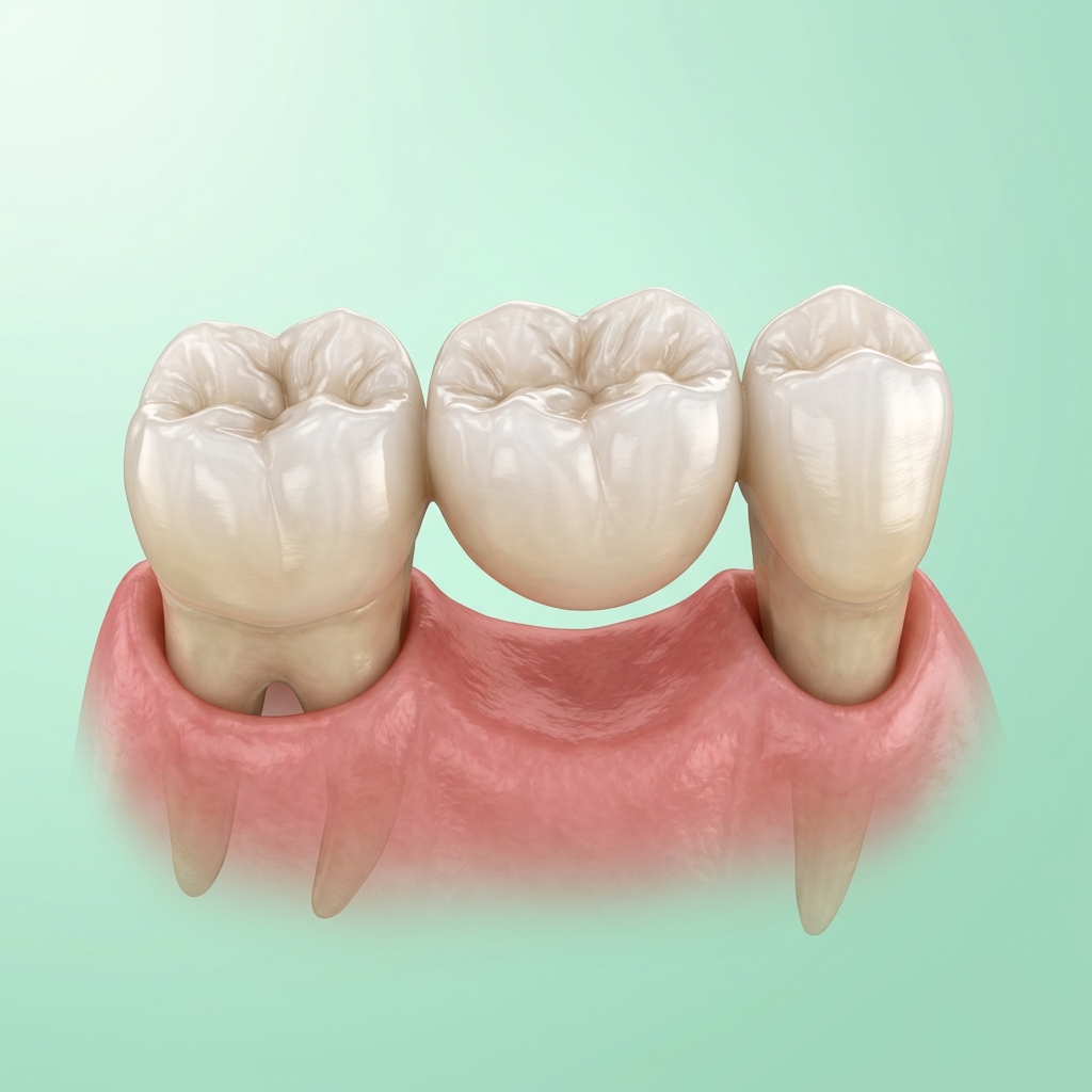 Crown and Bridge restorative treatment illustration