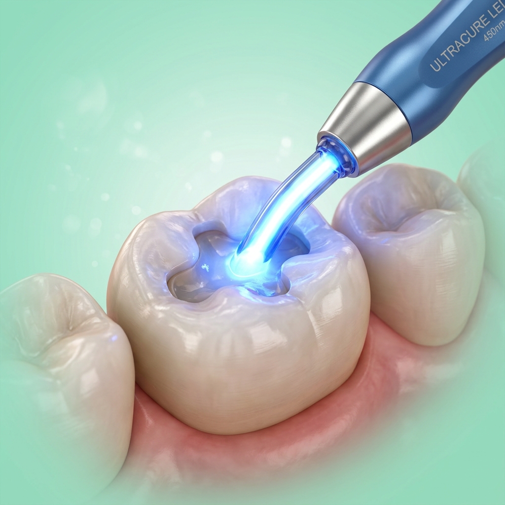 Tooth Filling and Restoration treatment illustration