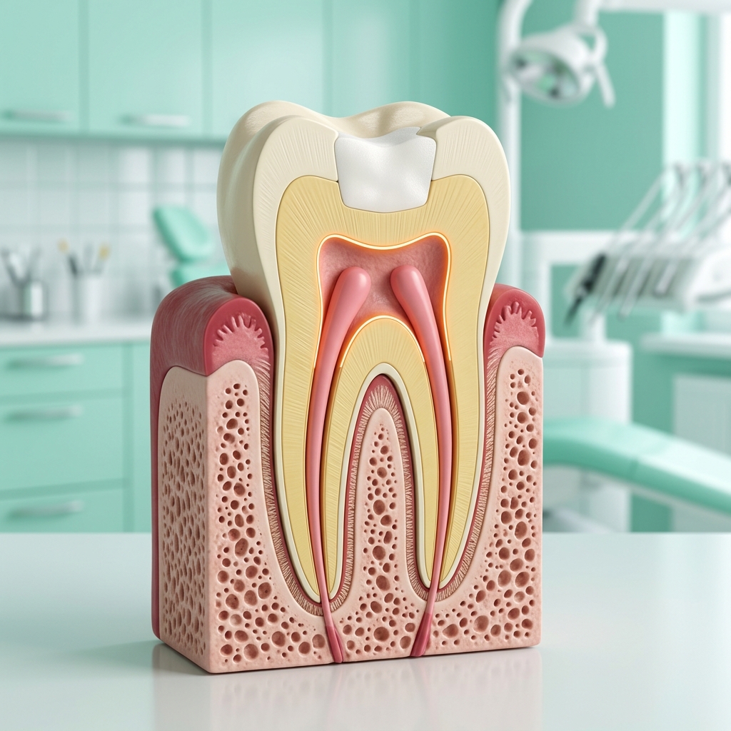 Root Canal therapy illustration