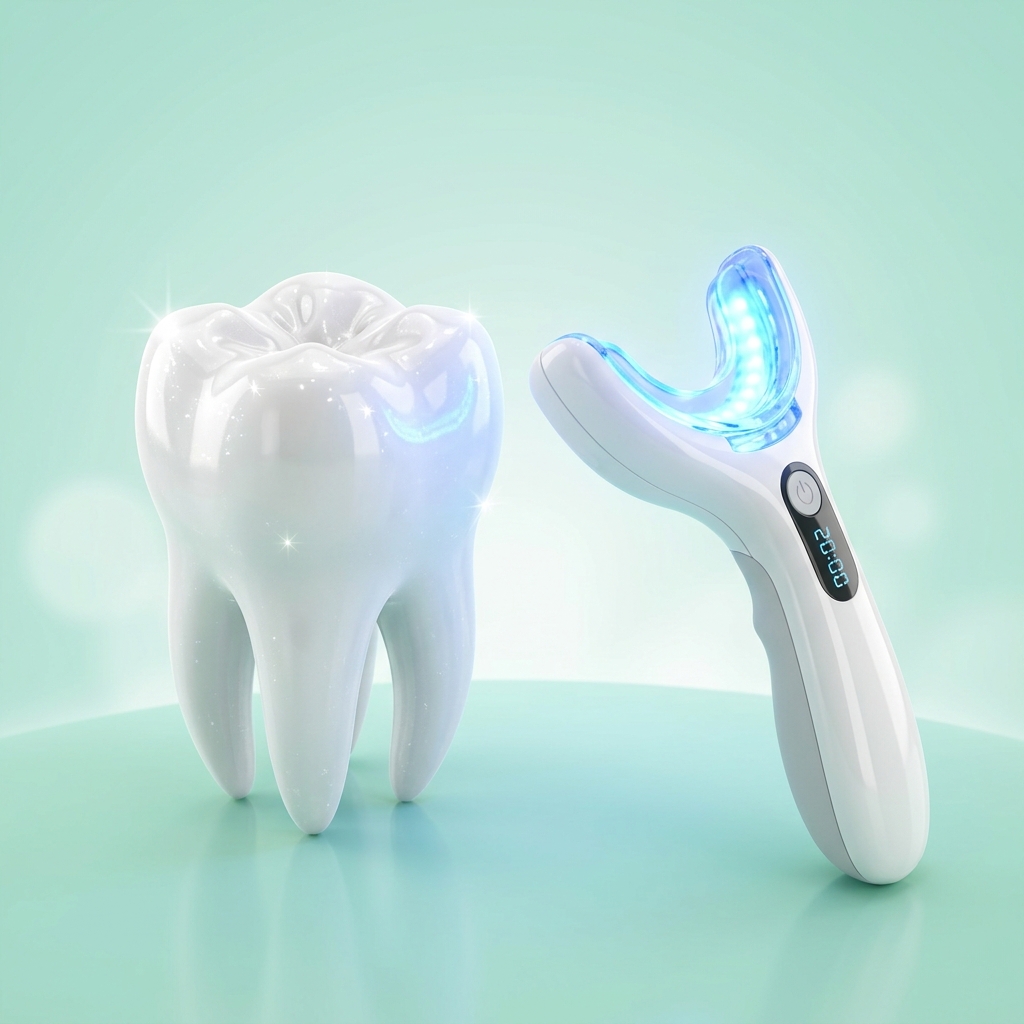 Tooth Whitening treatment illustration